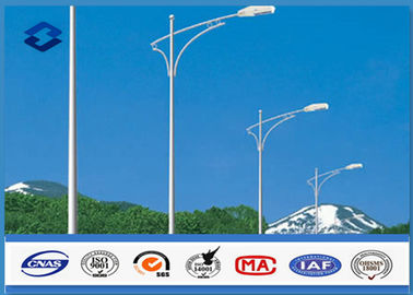 IP 65 Đèn đèn 20 W - 400 W Điện lực đèn 10M Hình dạng hình nón Đèn đường thép cột